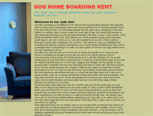 Tablet Screenshot of doghomeboardingkent.co.uk